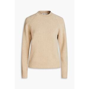 Alex Mill Freja Rolled Neck Knit Sweater Tan Beige M